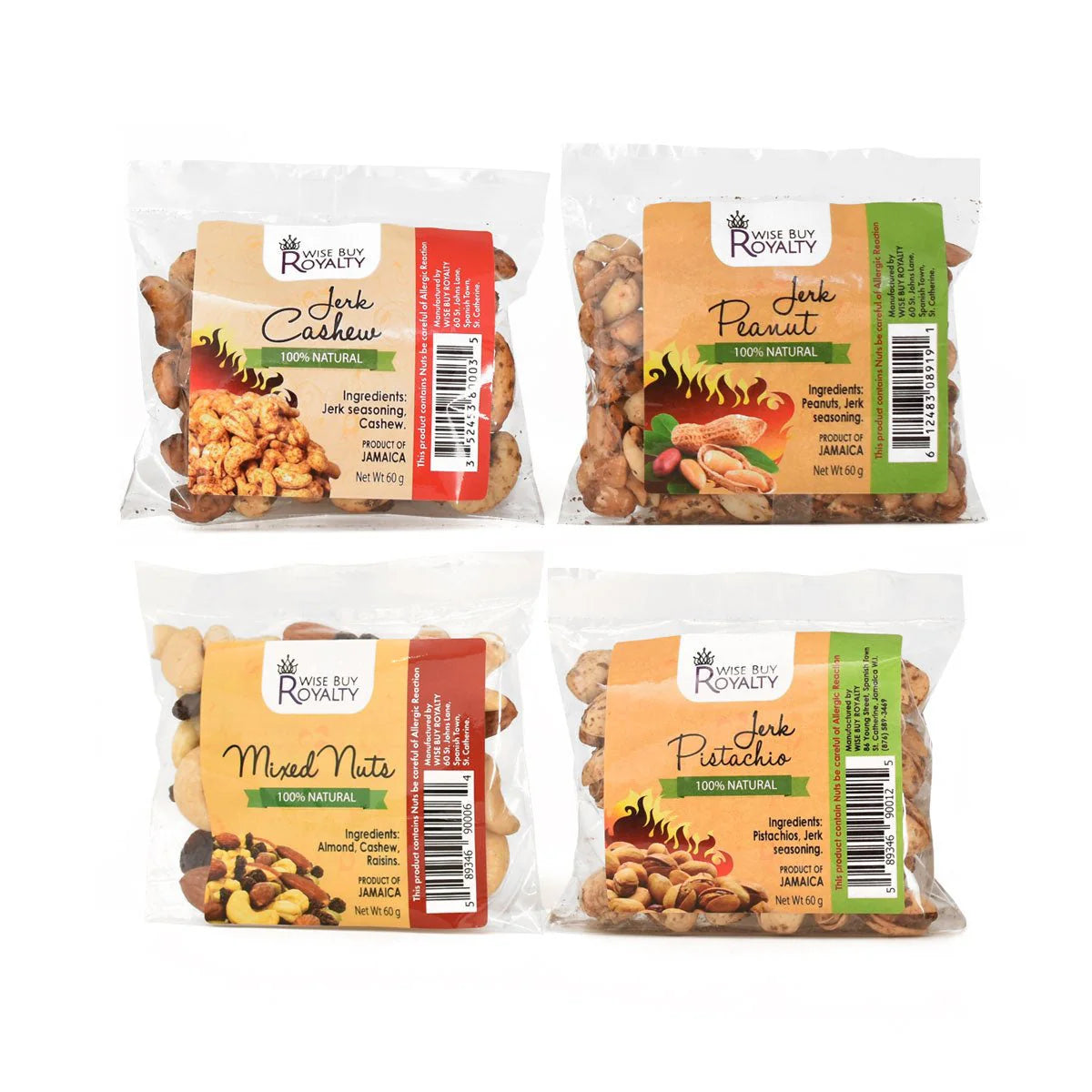 Wise Buy Royalty Mixed Nut Bundle (4 pieces)